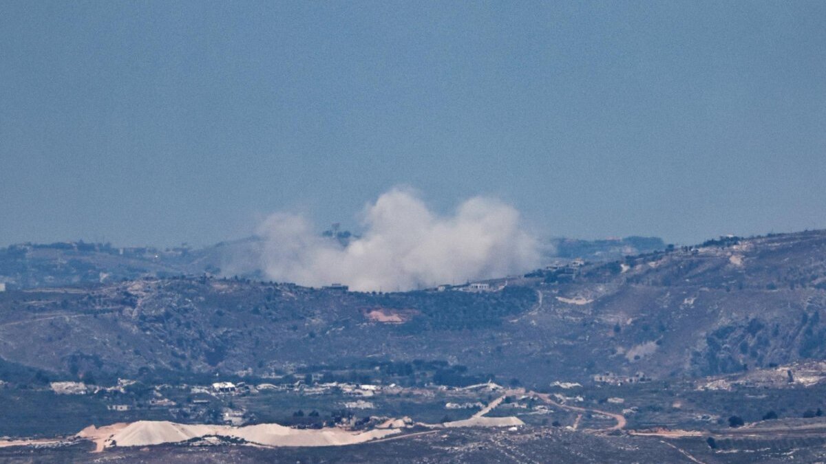 The fighting raged on in Lebanon with a wave of deadly of Israeli strikes overnight killing 18 people in Nabatieh district in the south while four Israeli troops were killed in a Hezbollah ambush in the same area. File photo by Atef Safadi/EPA