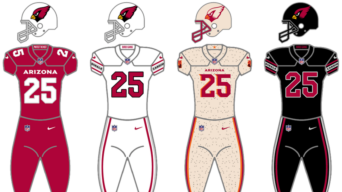  The Cardinals' home uniforms aren't very popular among NFL fans. | Photo via Wikipedia 