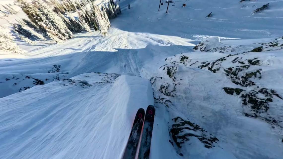 Palisades Tahoe Skiers Are Calling This The "Best Line On The Fingers" Of All-Time 