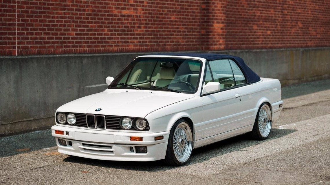 1992 BMW 325i Convertible With an S54 Swap for Sale With 1,300 Miles on the Build 