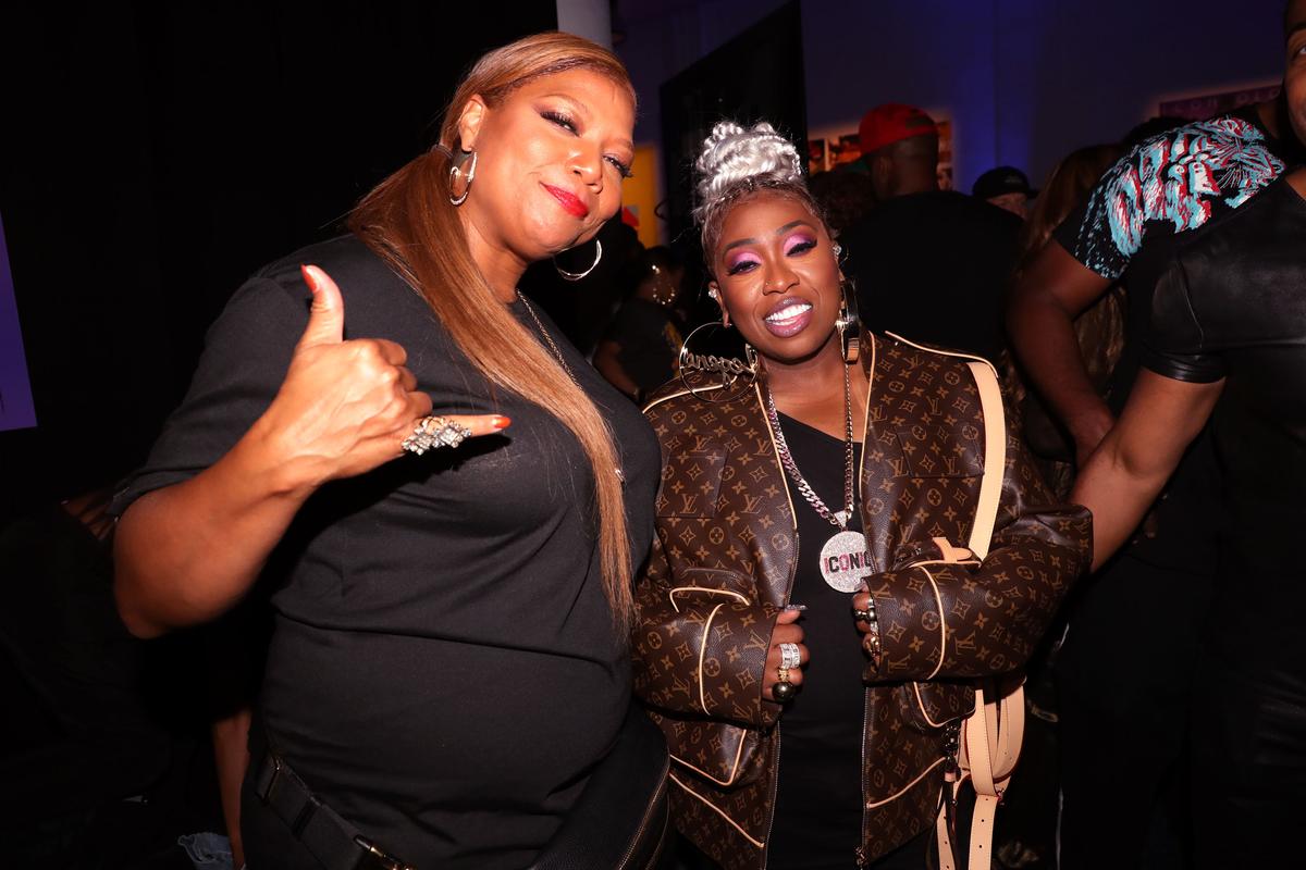 Queen Latifah and Missy Elliott attend Missy Elliott’s VMA After Party on August 26, 2019, in New York CityJohnny Nunez