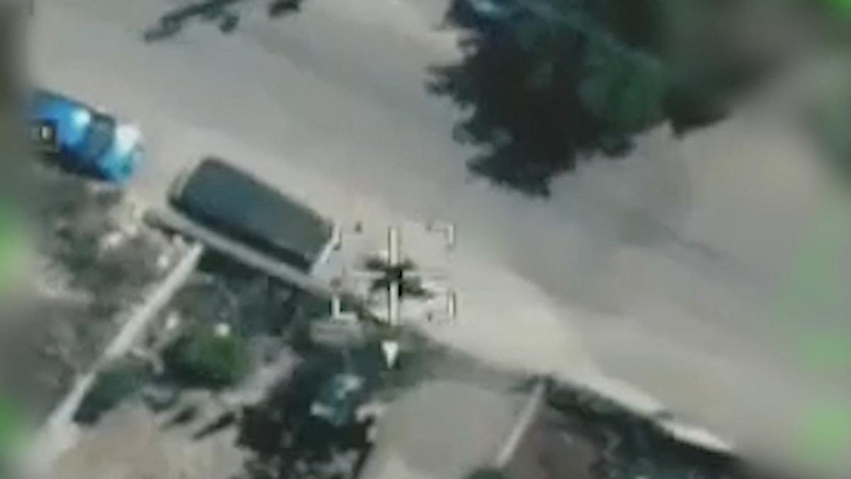 A screengrab taken from a handout video released by the Israeli Military says to show a Hezbollah target moments before being hit by an Israeli airstrike, in a location given as Southern Lebanon, video released on May 26, 2026.  Israeli Military/Handout via REUTERS
