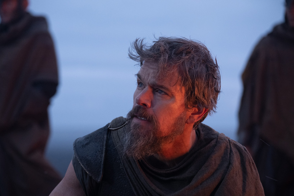 Matt Damon stars as the legendary Odysseus in Christopher Nolan's epic adaptation of Homer's "The Odyssey."