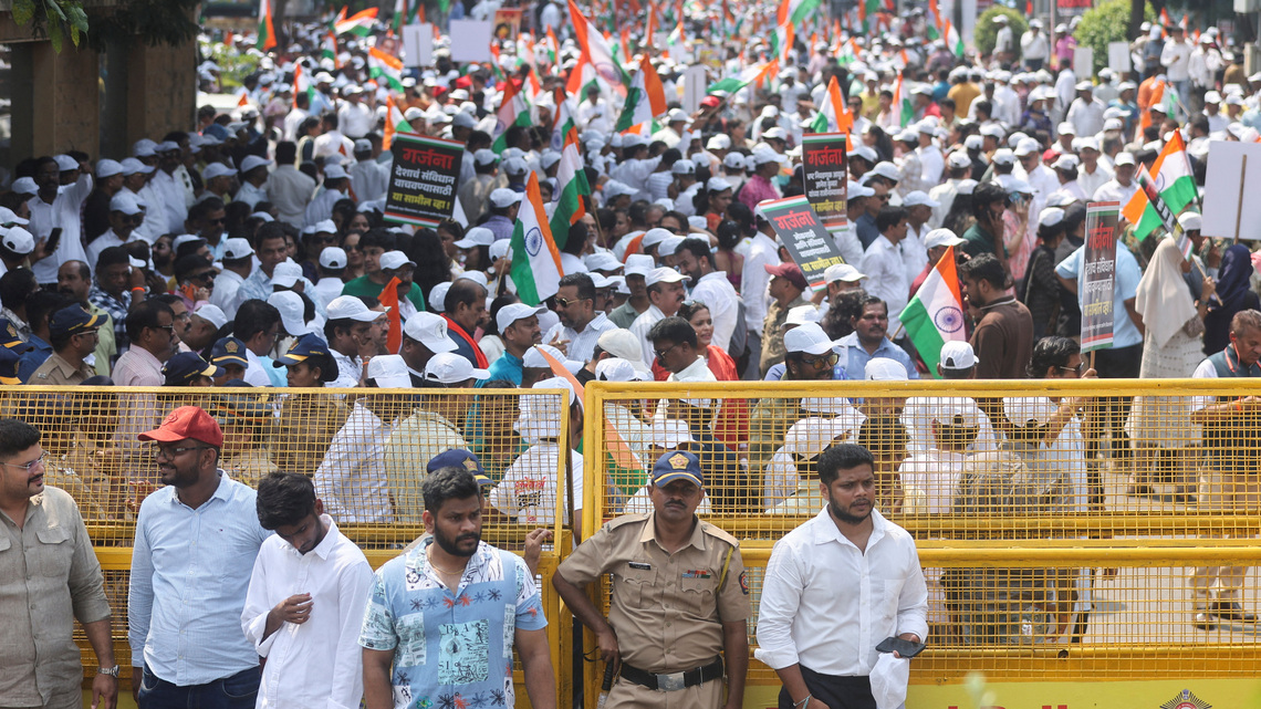 Protests intensify in India over demands for election chief to quit