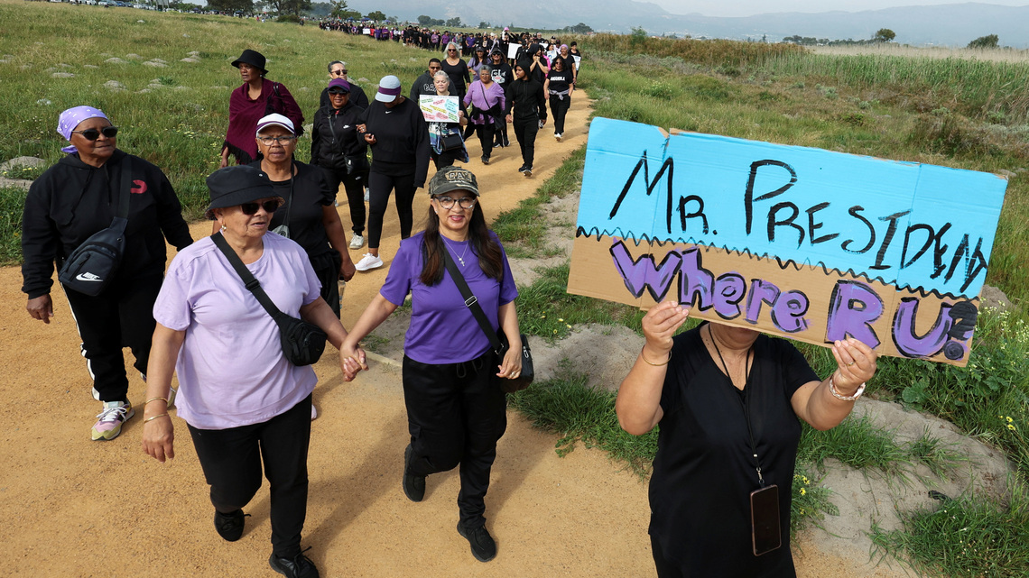 Violence against women in South Africa is national shame, president says