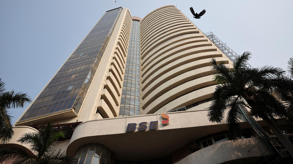 A bird flies near the Bombay Stock Exchange (BSE) building in Mumbai, India, April 3, 2025. REUTERS/Francis Mascarenhas