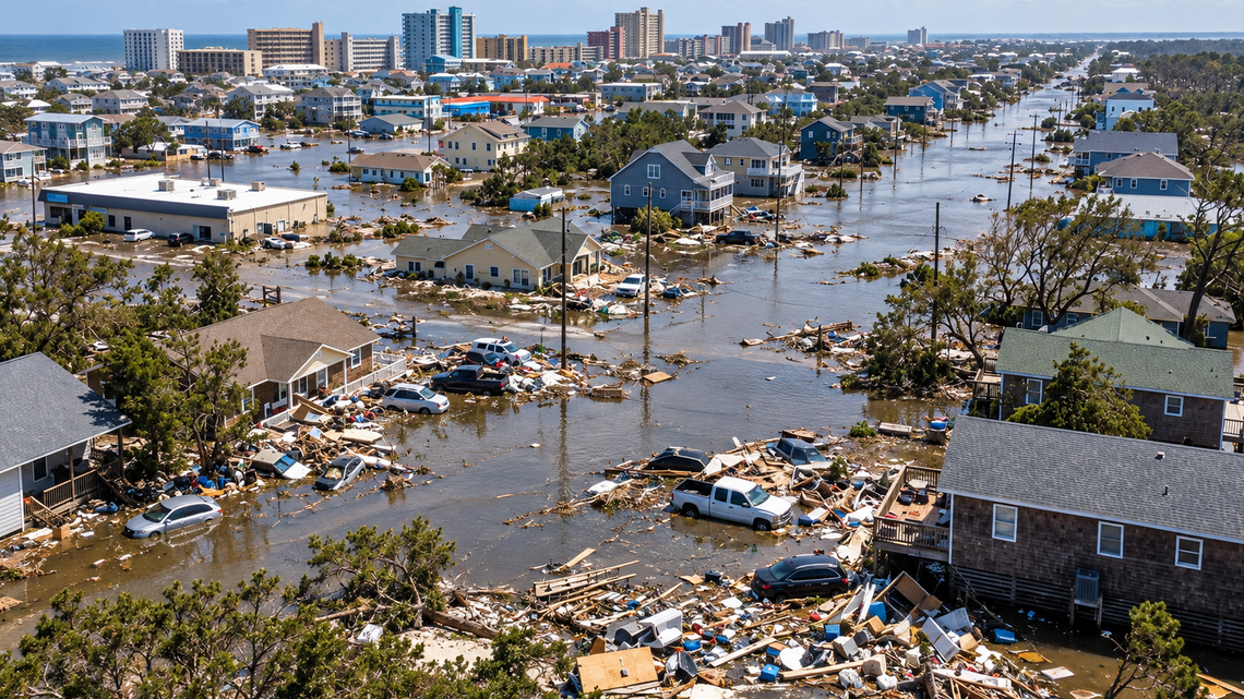 Nor'easter Pummels Outer Banks With 18-Foot Waves and Road-Eating Floods (Video) 