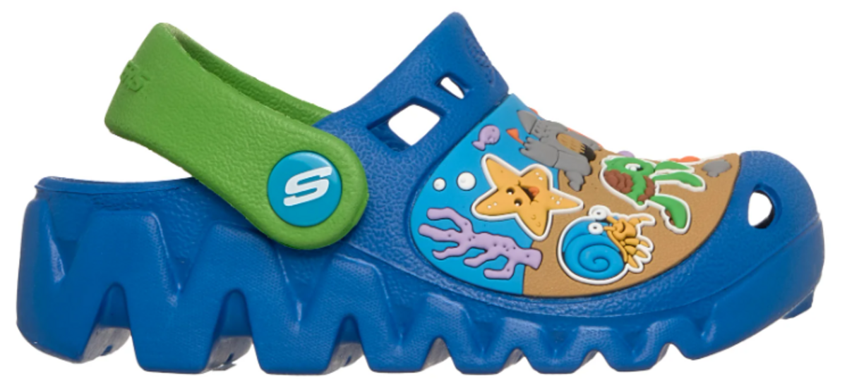  Pictured: Skechers Foamies®: Zaggle – Tidy Tides 