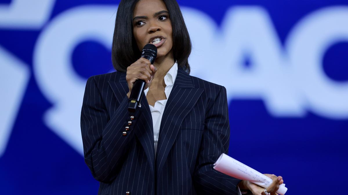 Candace Owens sued for defamation by ex-Charlie Kirk security. Candace Owens speaks during the Conservative Political Action Conference (CPAC) at The Rosen Shingle Creek on February 25, 2022 in Orlando, Florida.