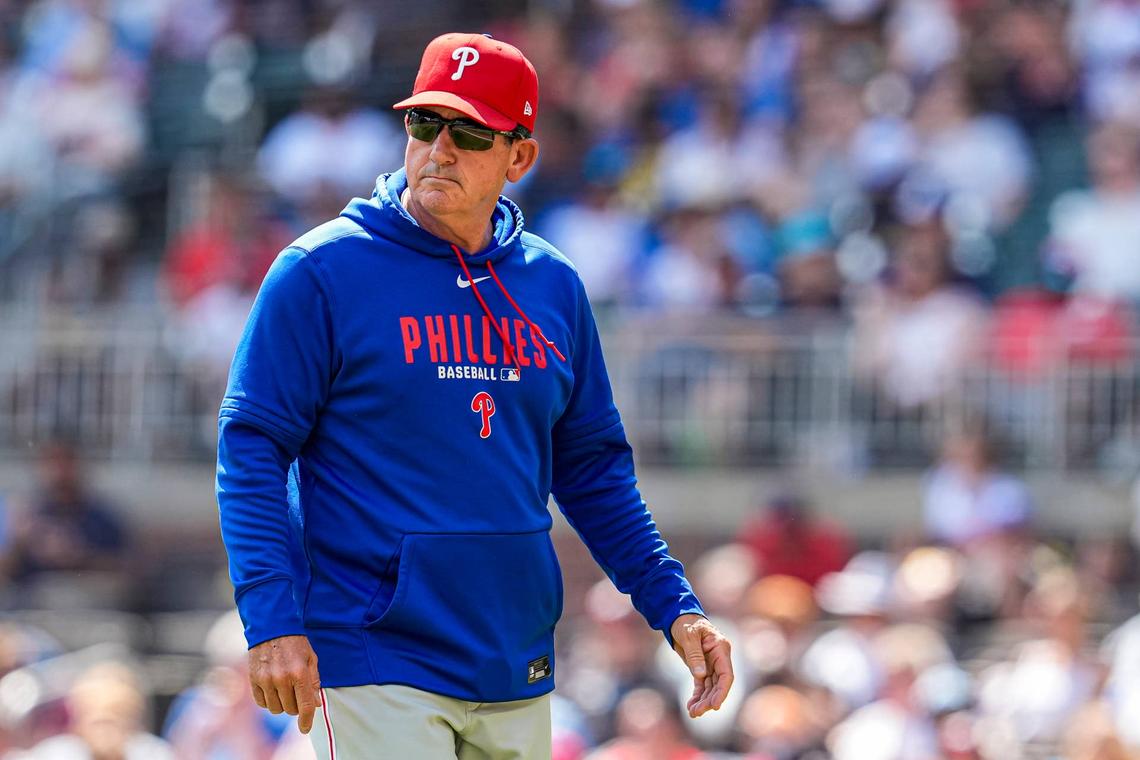  Philadelphia Phillies manager Rob Thomson (49) 