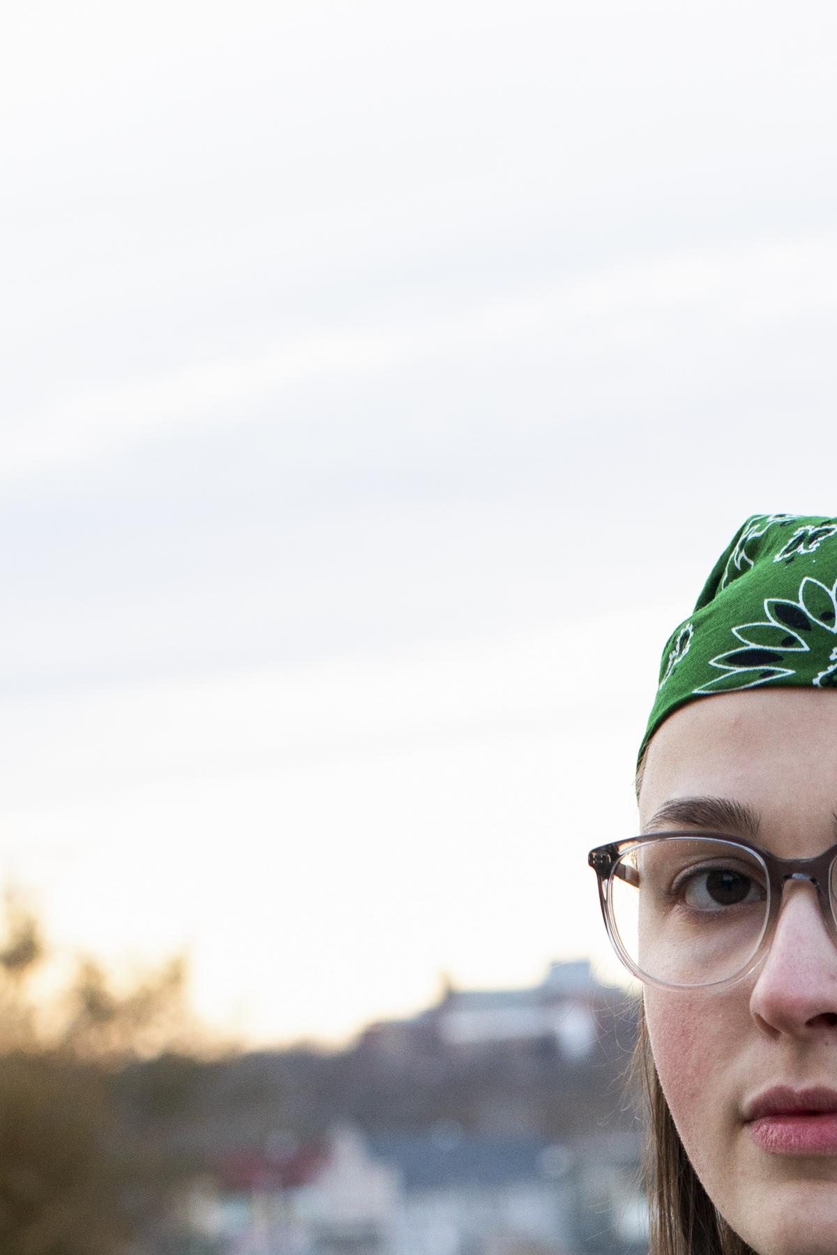 FILE -- Erin Esser, who leads a progressive group at Carroll University, at the campus in Waukesha, Wis., Nov. 25, 2025. Esser said she worried that far-right influencers like Andrew Tate and Nick Fuentes had led some young men to "find a scapegoat" for their troubles with finding a job, purchasing a home and starting a family -- blaming women, minority groups or immigrants. (Kaleb Autman/The New York Times)