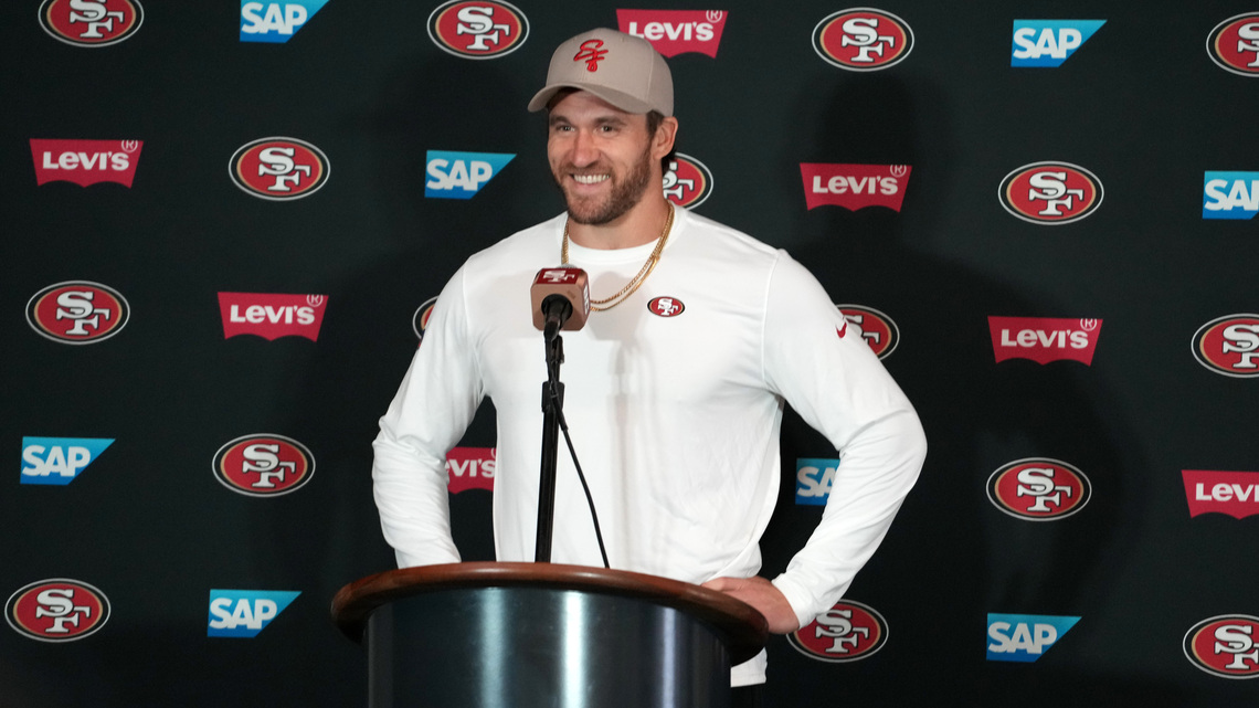 NFL-'Name is... Juice': Juszczyk appeals fine over alleged beer-drinking celebration 
