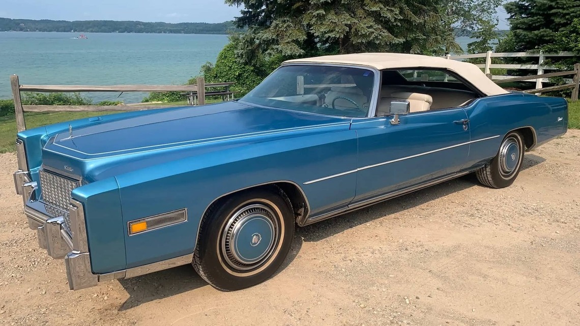 1976 Cadillac Eldorado Convertible for Sale With 43,000 Miles Shown