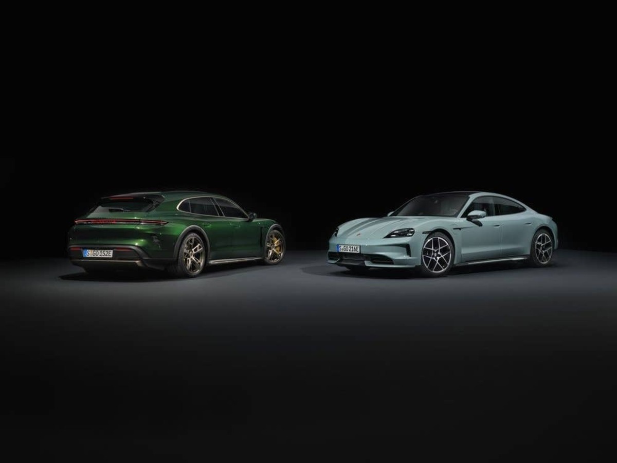  2025 Porsche Taycan Cross Turismo and sedan