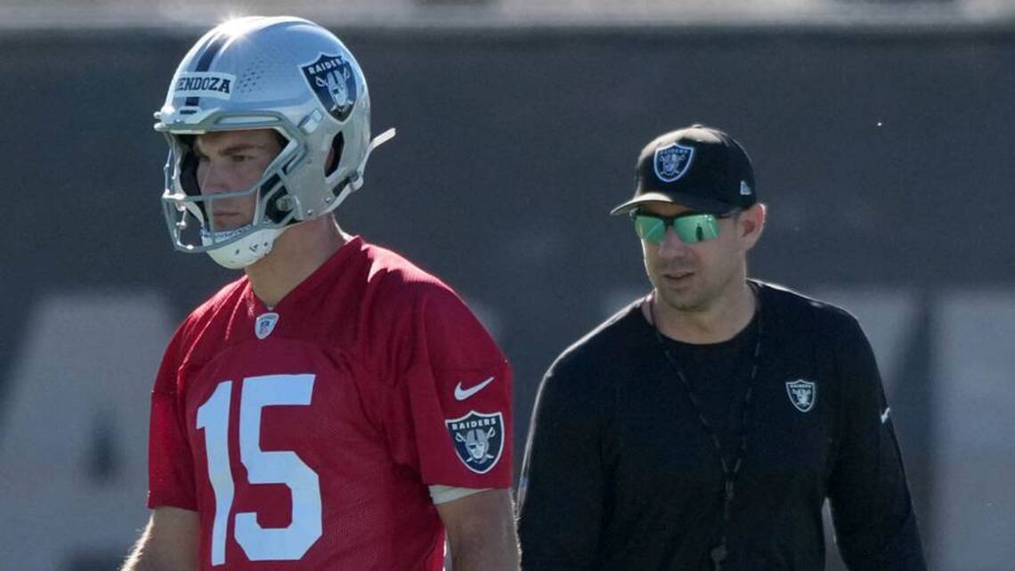 Raiders' Kubiak's Stout Message on Mendoza's Early Hiccups