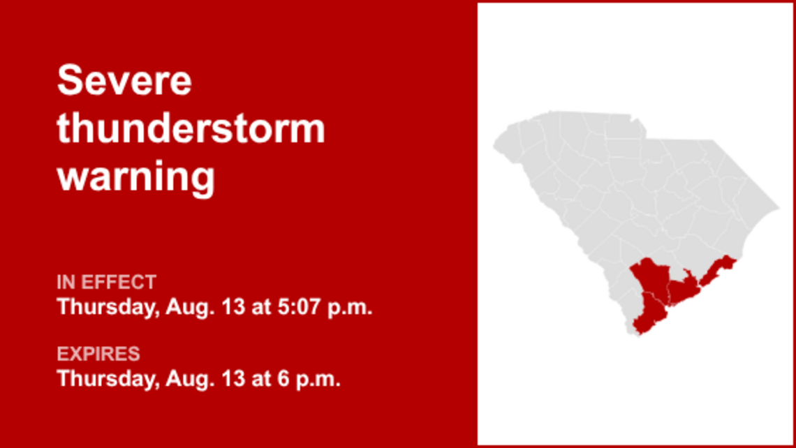 UPDATE: Brace for damaging winds with thunderstorms in Berkeley County Thursday 