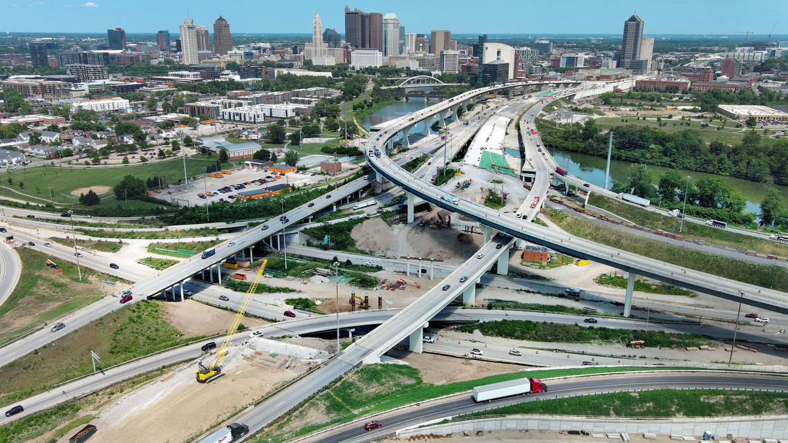 Interstate 70 in downtown Columbus to close this weekend, ODOT says