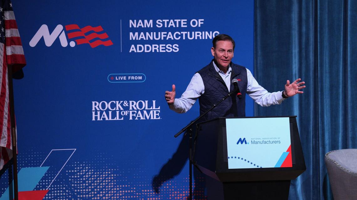 Use tariffs on enemies, not friends, manufacturers' leader urges Trump at Philly business meeting 