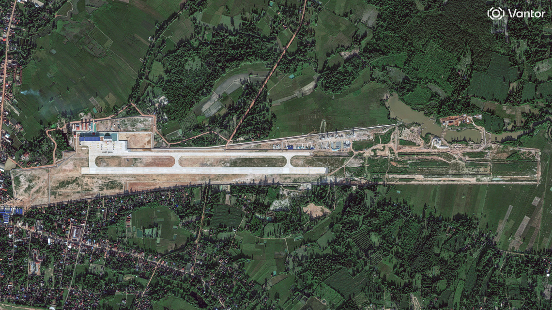 Exclusive-Attack aircraft, military vehicles visible at new China-Laos base, satellite images show 