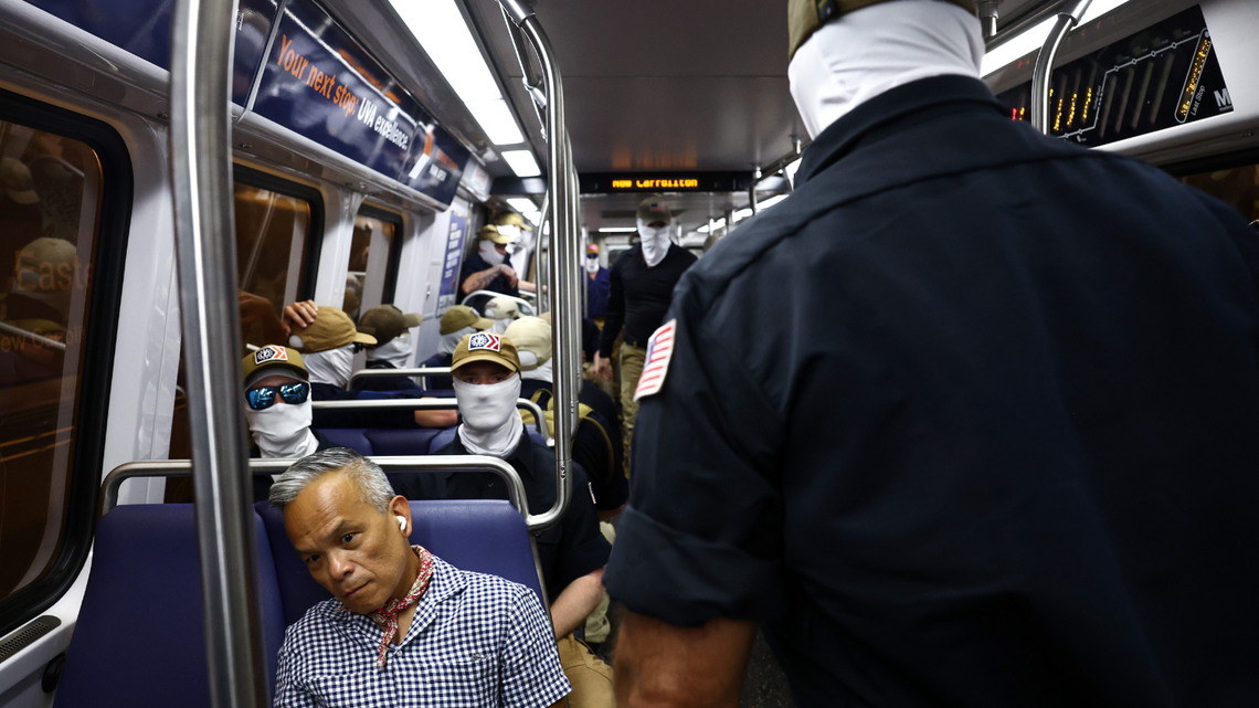 Man surrounded by Patriot Front in viral photo has message for nation