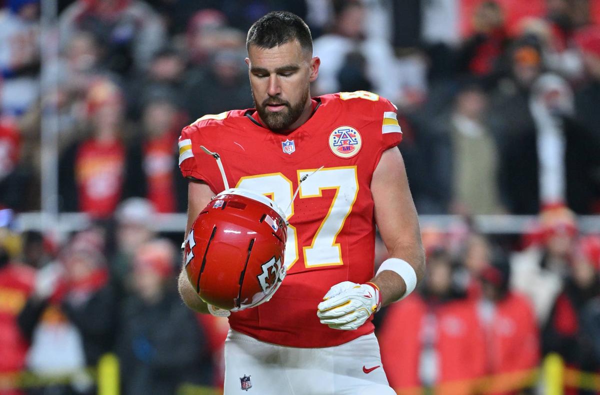  Kansas City Chiefs tight end Travis Kelce (87). Amy Kontras-Imagn Images