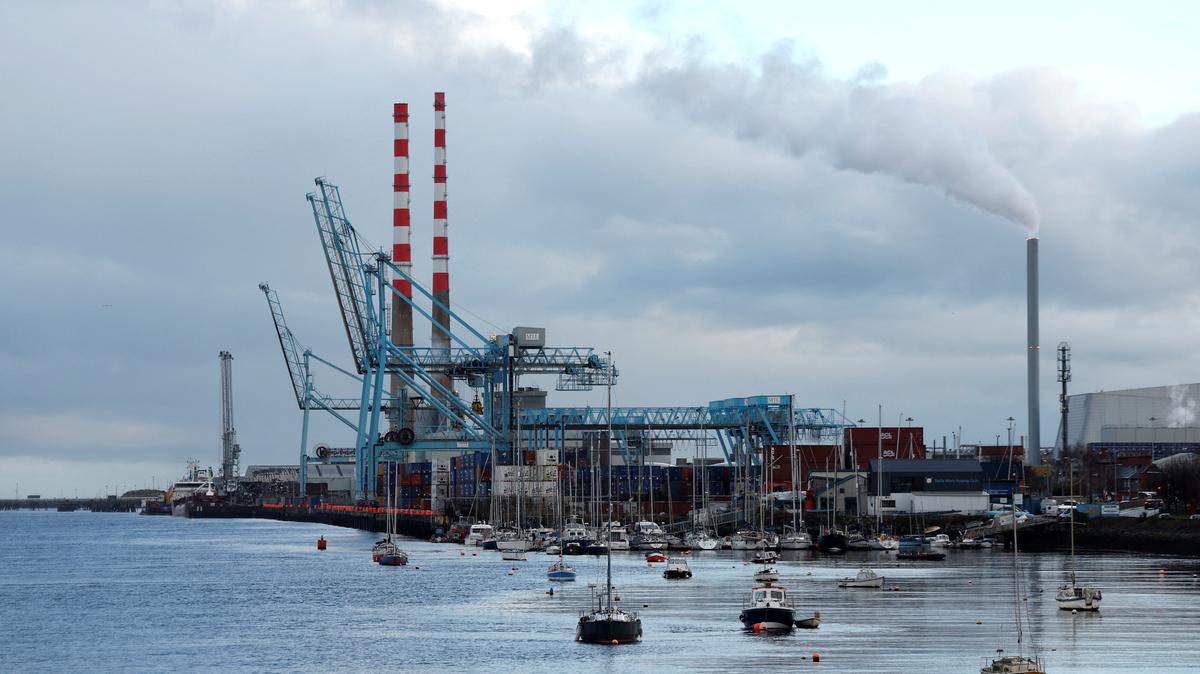 A view of the Dublin Port, in Dublin, Ireland, January 17, 2026. REUTERS/Clodagh Kilcoyne