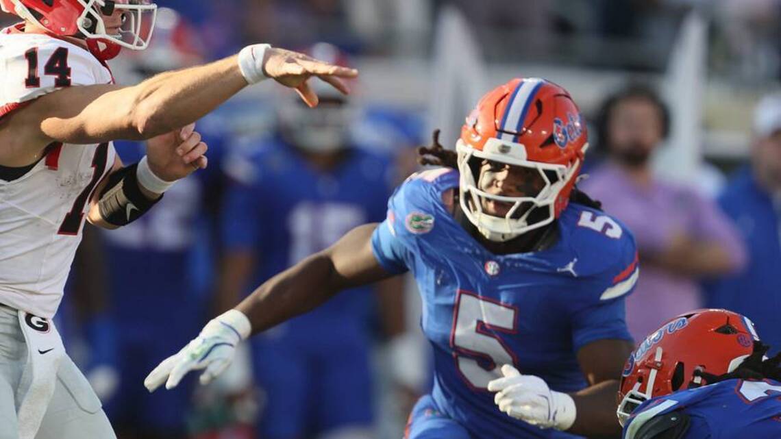 Gators LB Myles Graham's Painful Admission on Clash with No. 3 Georgia Bulldogs