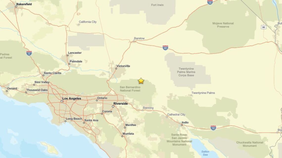 Update: Earthquake of 2.1 magnitude recorded close to Big Bear City, CA on June 16 