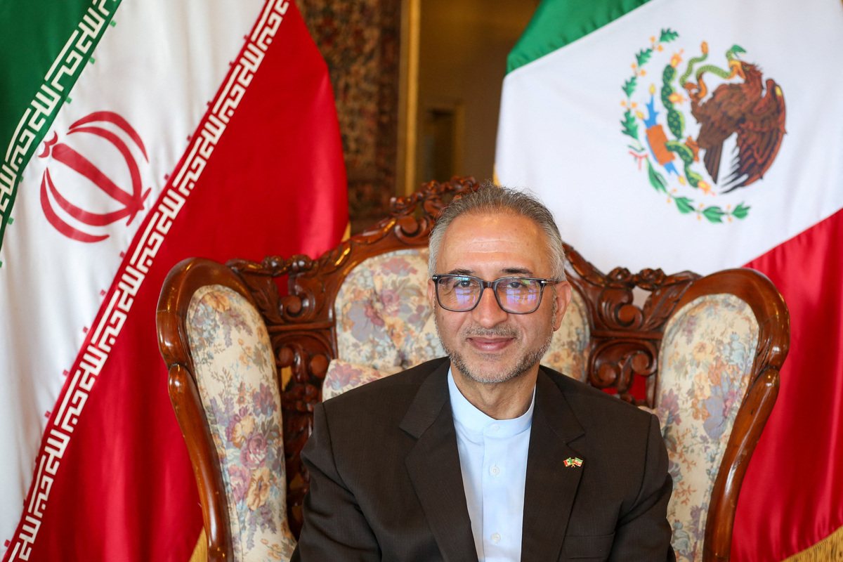 Iranian Ambassador to Mexico Abolfazl Pasandideh poses for a picture during an interview with Reuters, where he says the Iranian soccer squad has still not received their U.S. visas days before their first World Cup match in Los Angeles, raising the possibility the team may not be able to compete in the tournament amid ongoing tensions between the two countries, in Mexico City, Mexico, June 4, 2026. REUTERS/Seila Montes