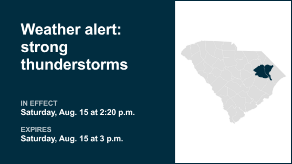Thunderstorms with pea-sized hail in Florence and Marion counties Saturday 