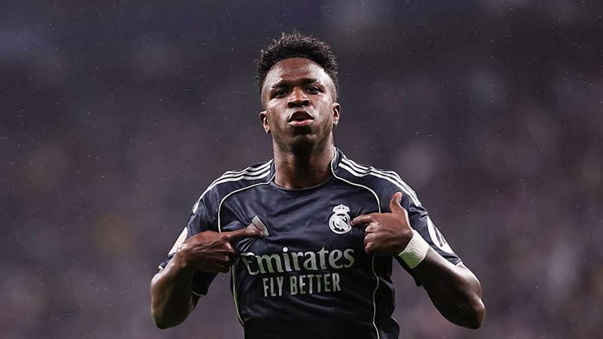  Vinicius Junior was the lone man on the scoresheet for Real Madrid. | Javier Borrego/Europa Press/Getty Images 