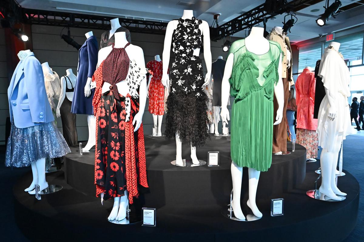  Fashion on display during a benefit honoring Everlane and other fashion brands in May 2019 in New York City. 