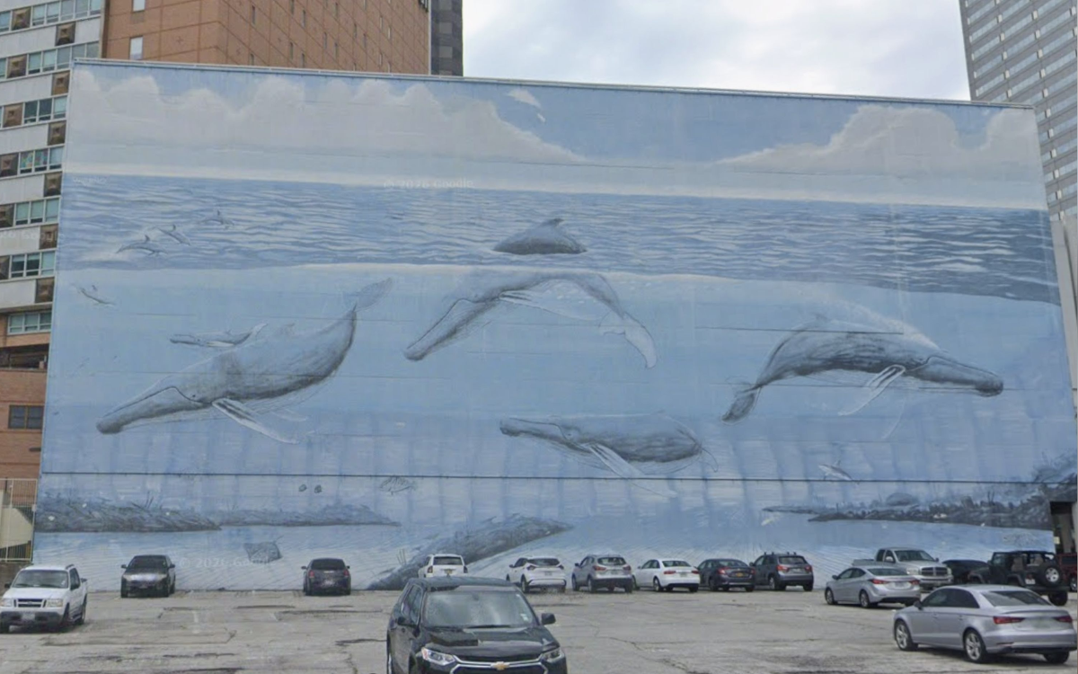  Wyland’S Dallas mural. 