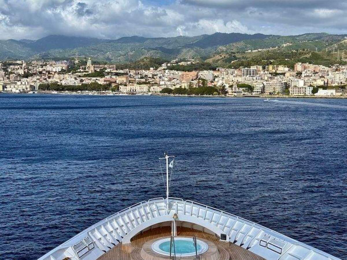 Scurrying through a crowded vacation can leave you needing another holiday just to recover. But gliding into Messina on a calm morning, we realized that an unhurried, shoulder-season cruise is the ultimate way to truly reconnect. Photo credit: Sharon Kurtz 