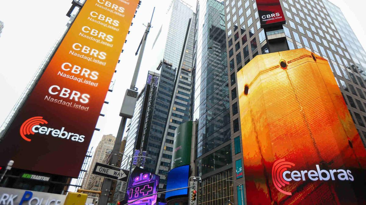  Cerebras's closing price on day one valued the company at approximately 134 times revenue for the past four quarters. 