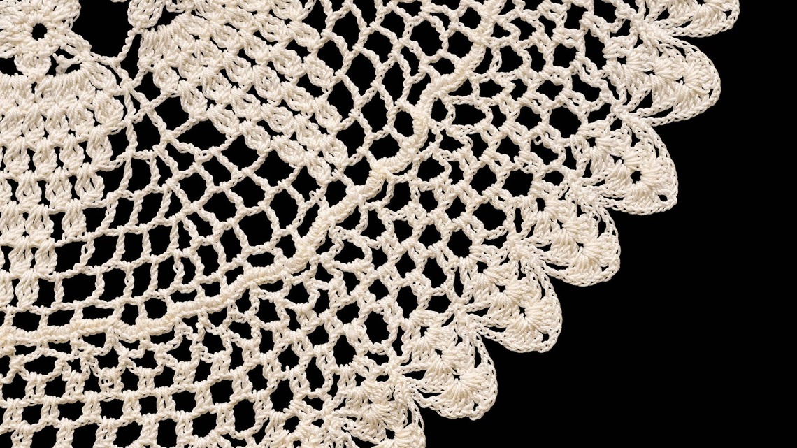 Turn a Vintage Doily Into the Cutest, Most Charming Halloween Ghost 