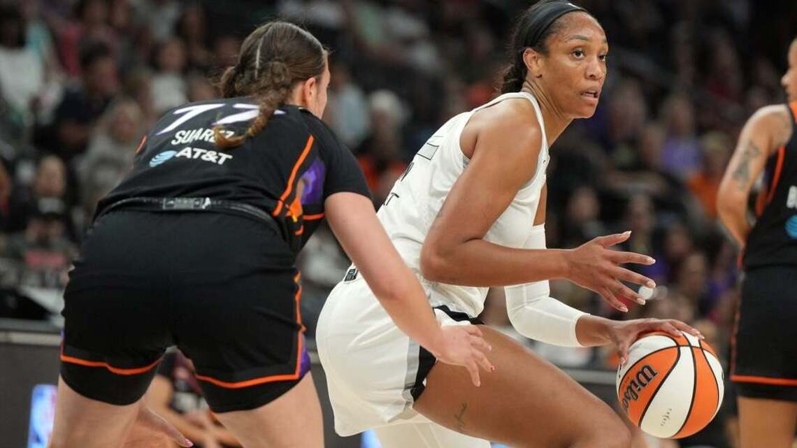 Aces star A'ja Wilson named AP WNBA Player of Year