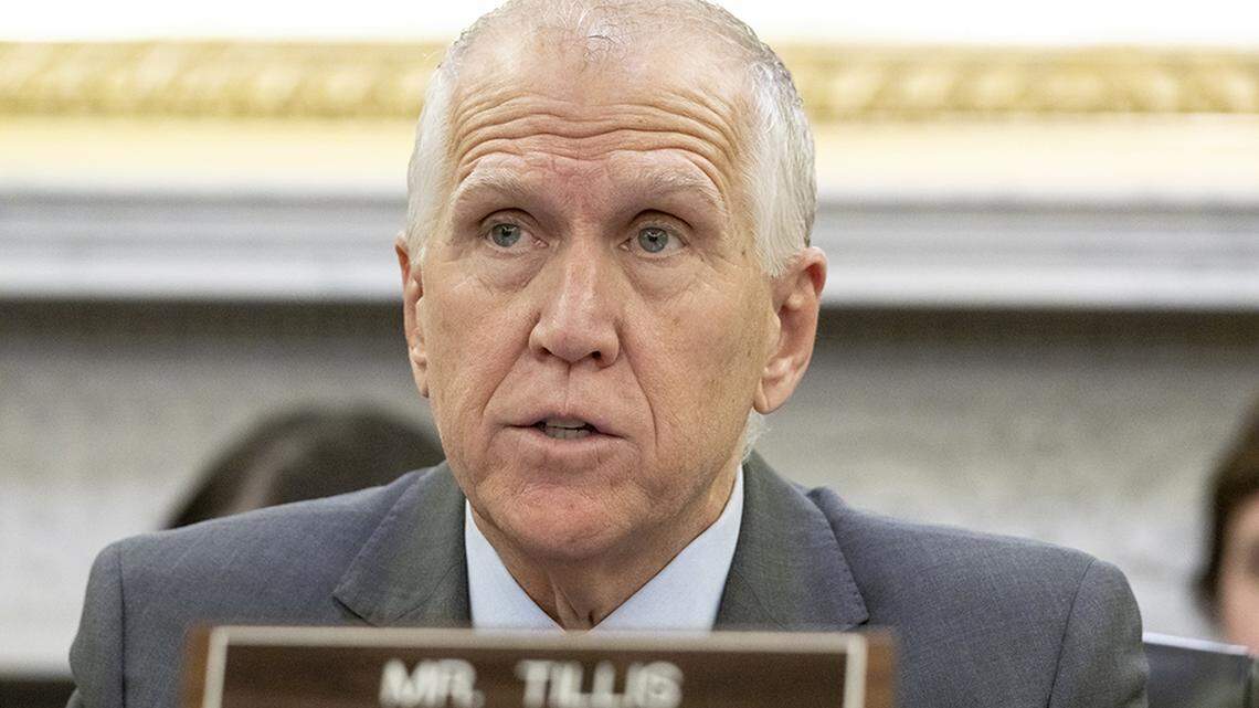 Did NC’s Sen. Thom Tillis threaten ‘to choke’ someone when questioning tariffs?