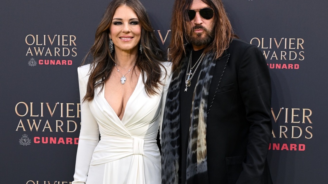 Billy Ray Cyrus, Elizabeth Hurley Spark Engagement Rumors With Diamond Ring 
