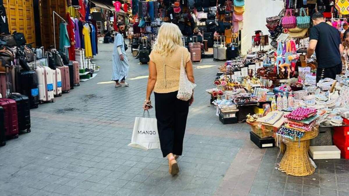  Endless shopping opportunities in the Casablanca Medina. Photo credit: Shelly Peterson 