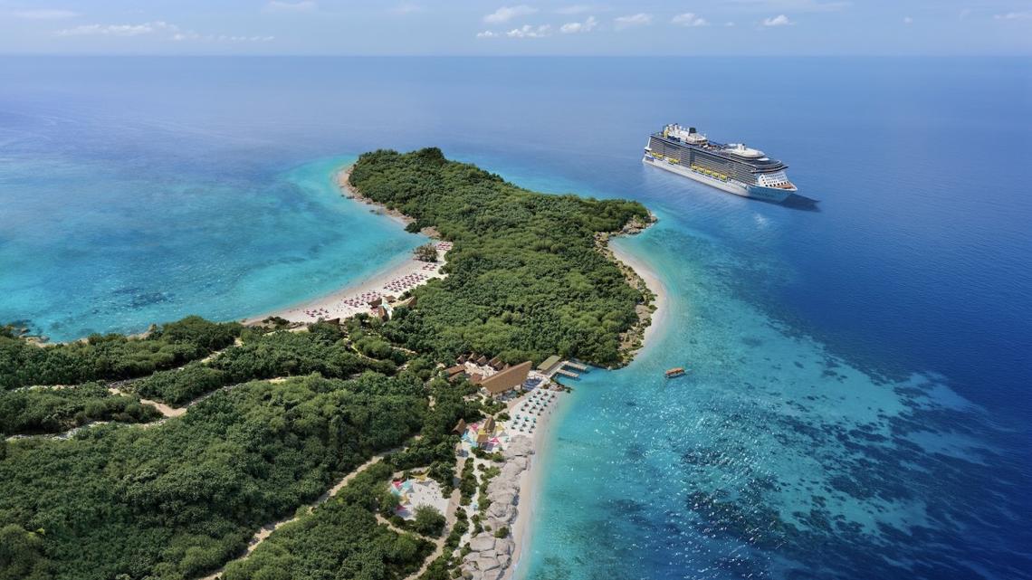 Royal Caribbean shares first look at new South Pacific beach club 