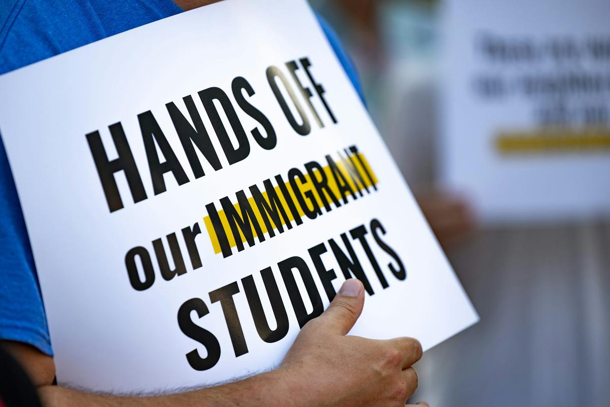  All immigrant children have the right to attend public school, though there have been some state efforts to challenge this. Tyler Russell/Connecticut Public via Getty Images 