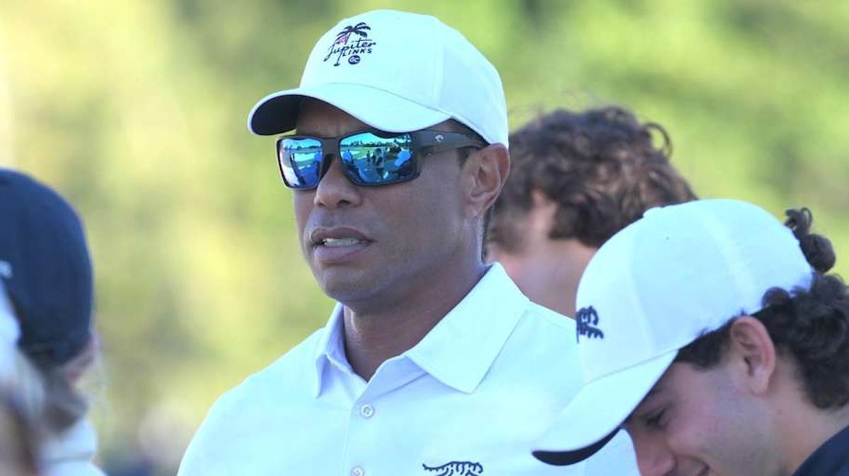 Tiger Woods, shown here in January, has reportedly returned to the U.S. 