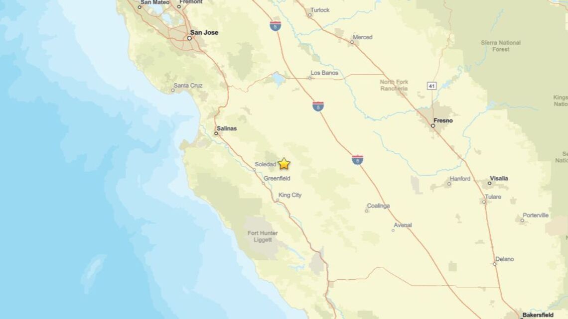 Aug. 10: Earthquake of 2.5 magnitude reported near Pinnacles, CA 