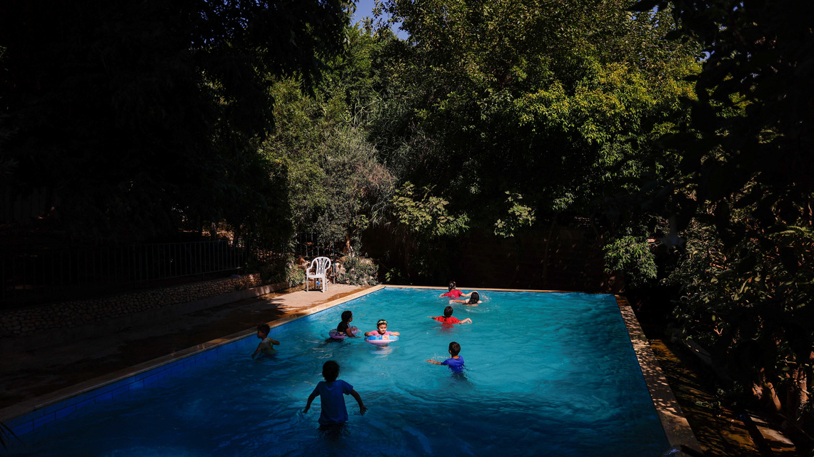 Israeli settlers divert Palestinian water to fill West Bank pool