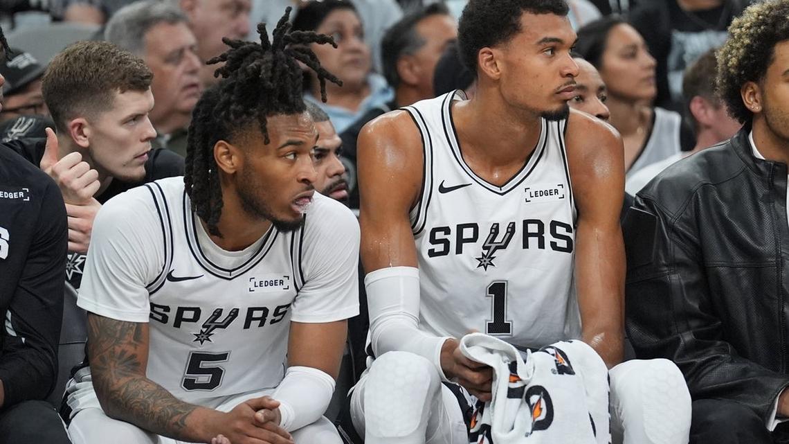 Spurs' Victor Wembanyama, Stephon Castle out vs. Blazers 