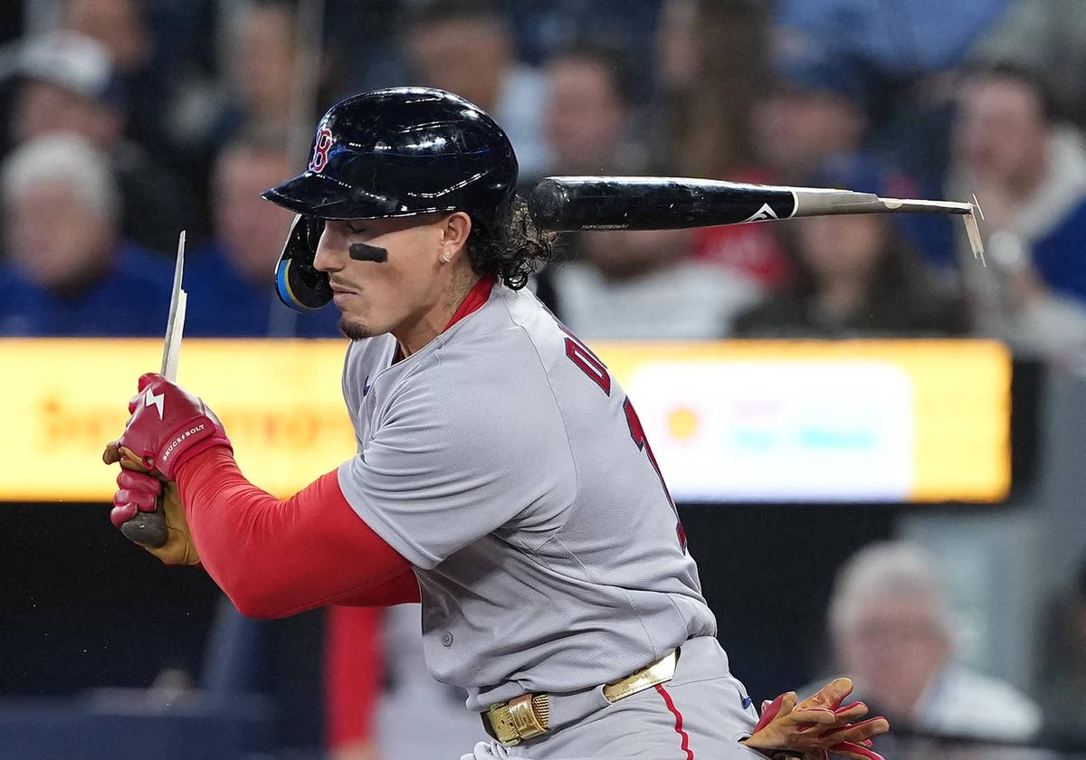  Jarren Duran's early struggles highlight significant regression risk as batting average collapse undermines previous breakout expectations.