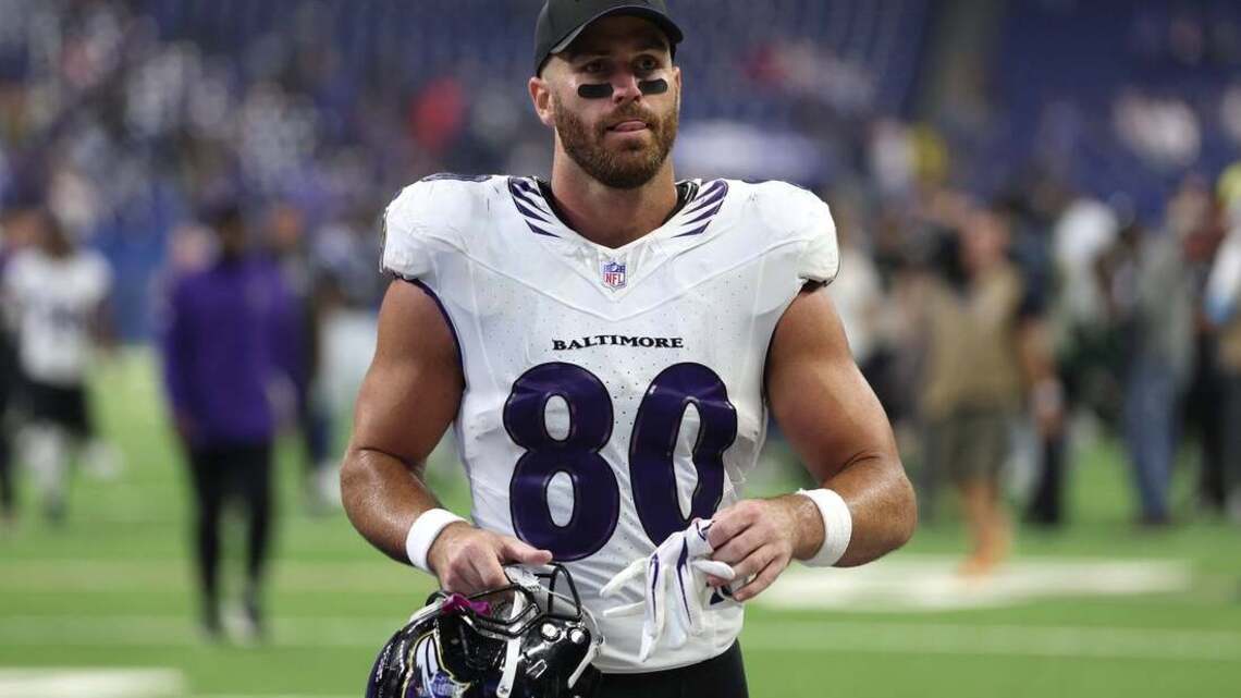 Report: Ravens TE Durham Smythe (Achilles) out for season 