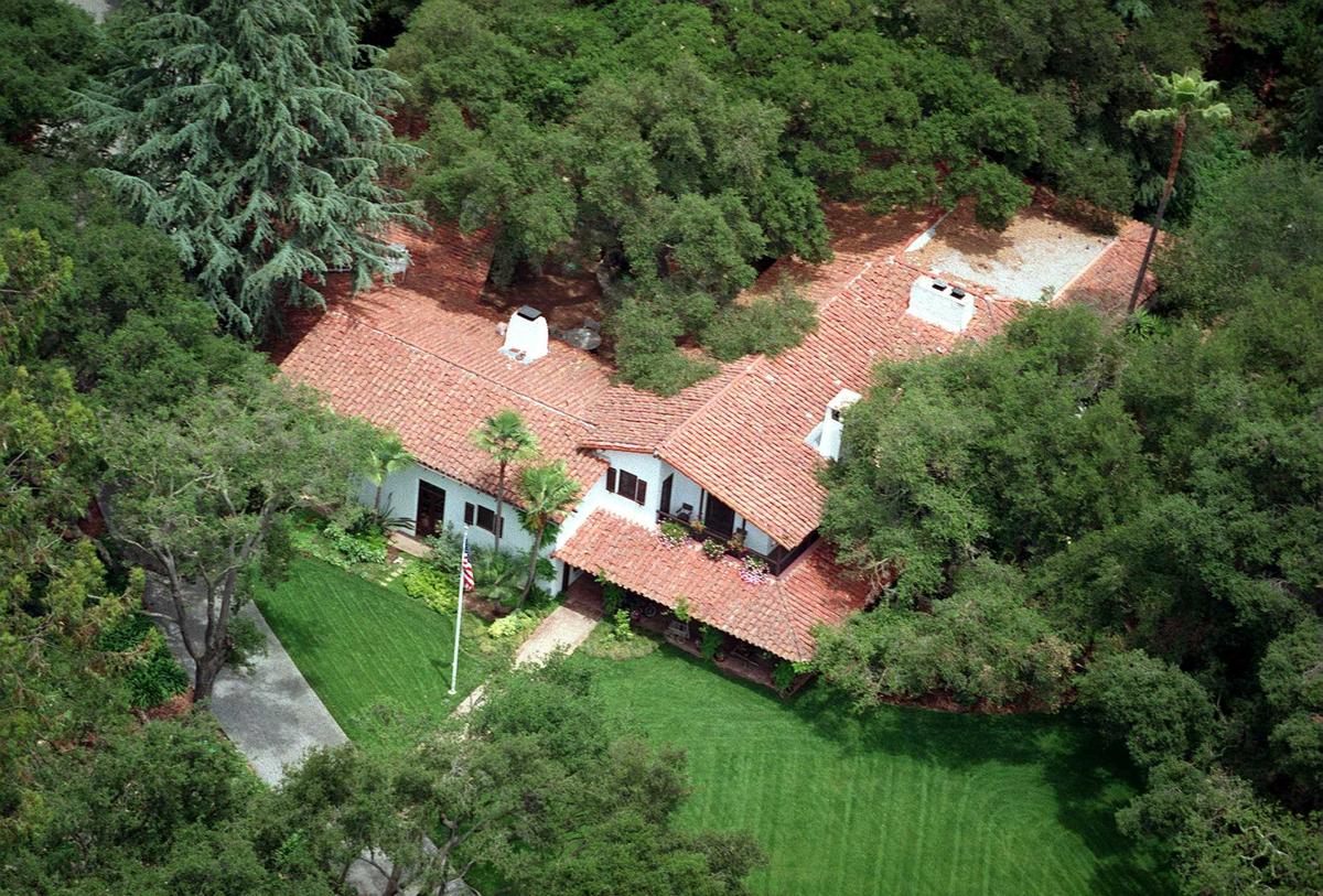 5/21/95 Westlake, Calif. The Ranch Home Of Actor Tom SelleckJames Aylott/Getty Images