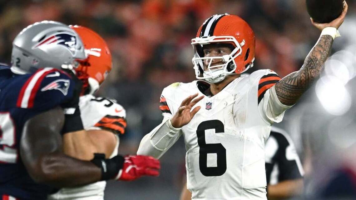 Browns keep 3 QBs on 53-man roster, move Dillon Gabriel to IR 